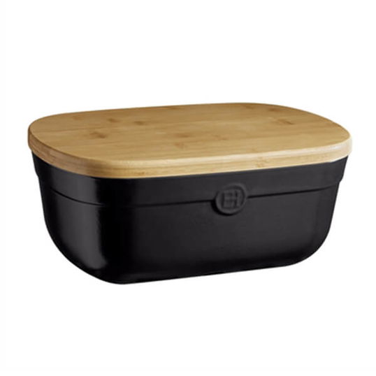 Emile Henry Black Truffle Bread Box