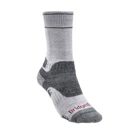 Bridgedale Womens Hike Midweight Merino Performance Boot Socks Silver Grey