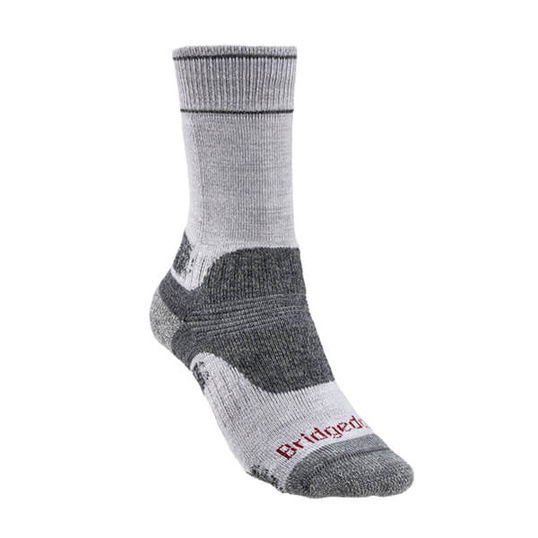 Bridgedale Womens Hike Midweight Merino Performance Boot Socks Silver Grey