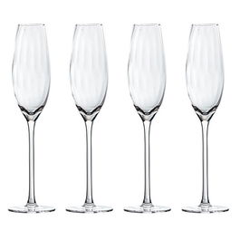 Artisan Street Ripple Champagne Glasses Set of 4