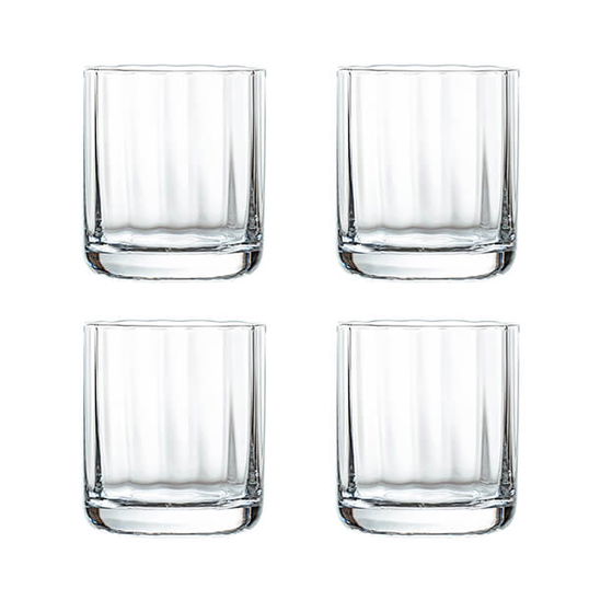 Artisan Street Ripple Short Tumbler Glasses Set of 4