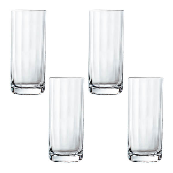 Artisan Street Ripple Highball Glasses Set of 4