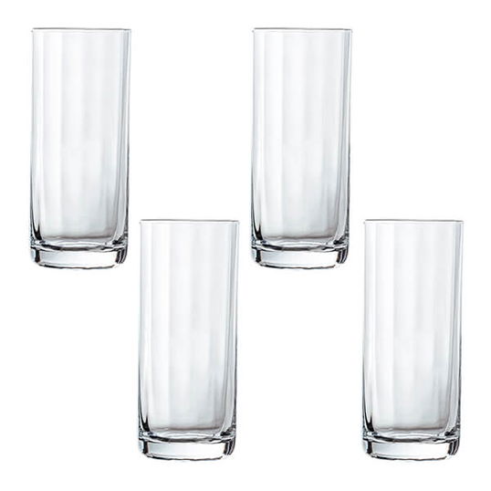 Artisan Street Ripple Highball Glasses Set of 4