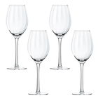 Artisan Street Ripple White Wine Glasses Set of 4