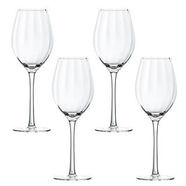 Artisan Street Ripple White Wine Glasses Set of 4