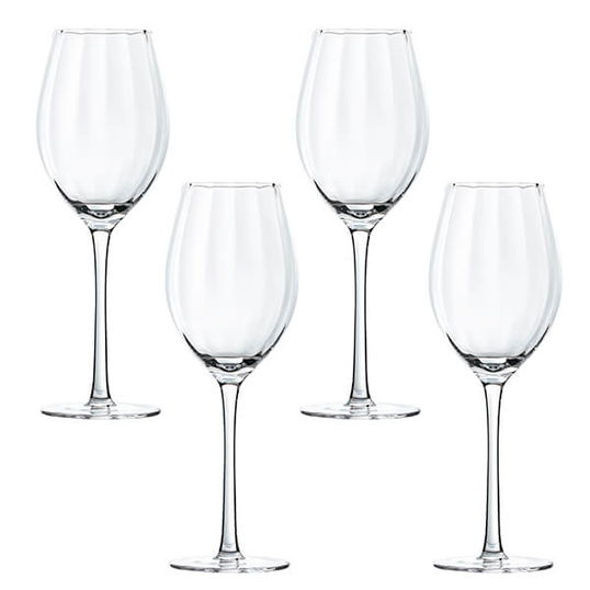Artisan Street Ripple White Wine Glasses Set of 4