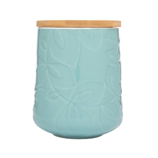 Catherine Lansfield Inga Storage Jar Teal