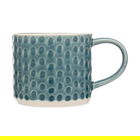 Siip Embossed Circle Mug Green