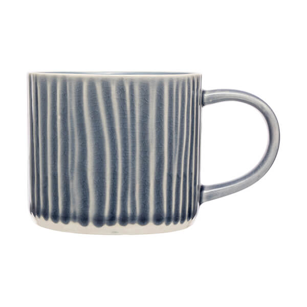 Siip Embossed Lines Mug Navy
