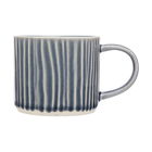 Siip Embossed Lines Mug Navy
