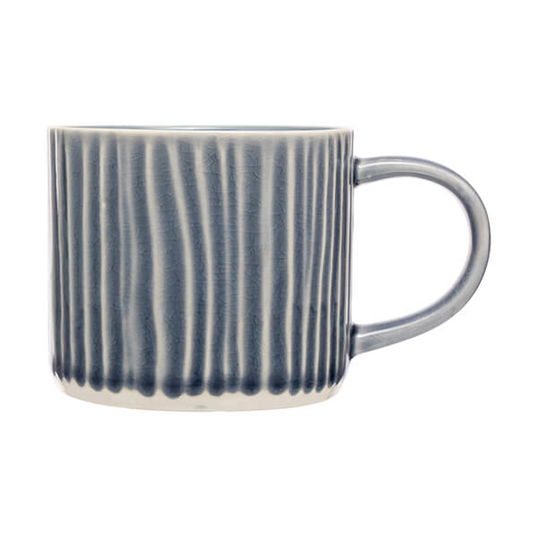 Siip Embossed Lines Mug Navy