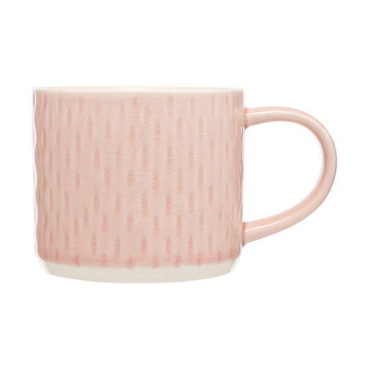 Siip Embossed Teardrop Mug Pink