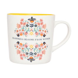 Siip Folk Floral Happy Blooms Mug