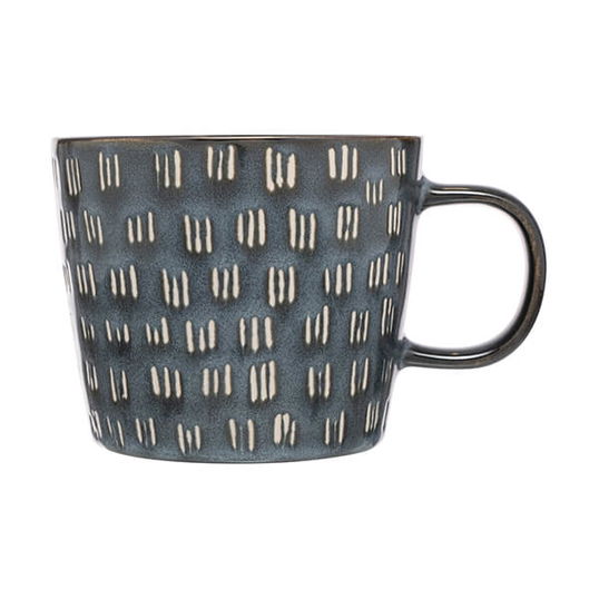 Siip Reactive Glaze Lined Mug Navy