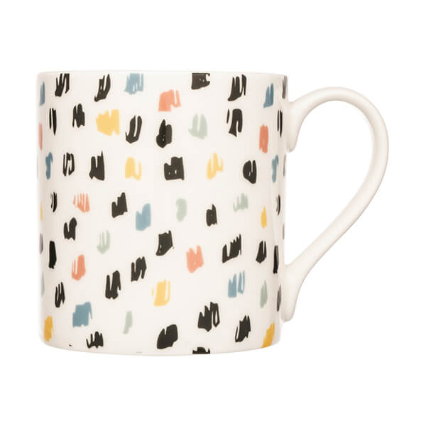 Siip Brush Stroke Print Straight Mug