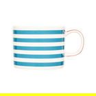 Siip Horizontal Stripe Short Mug Blue