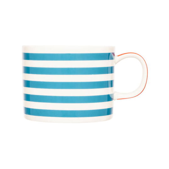 Siip Horizontal Stripe Short Mug Blue