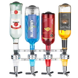 Final Touch 4 Bottle Wall Mounted Drinks Dispenser