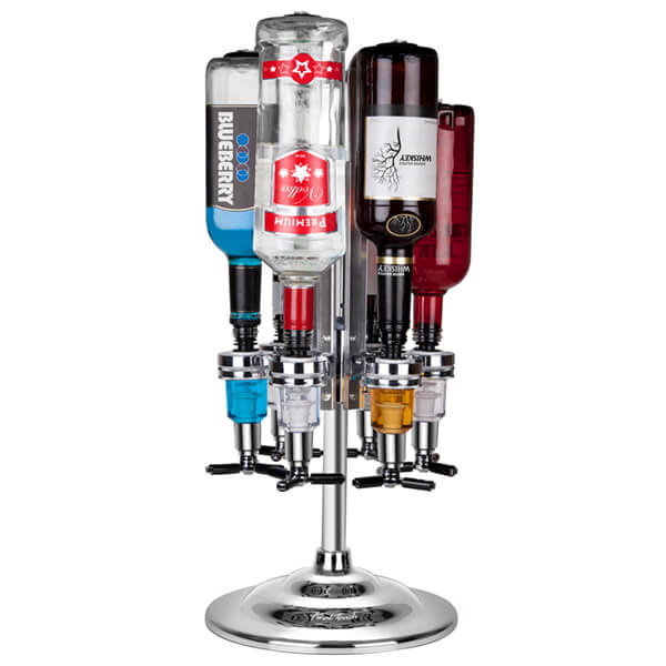 Final Touch LED 6 Bottle Bar Caddy