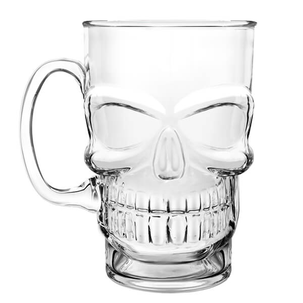 Final Touch Skull Beer Glass