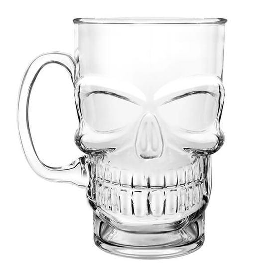 Final Touch Skull Beer Glass