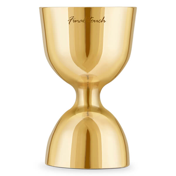 Final Touch Double Jigger Brass