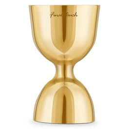 Final Touch Double Jigger Brass