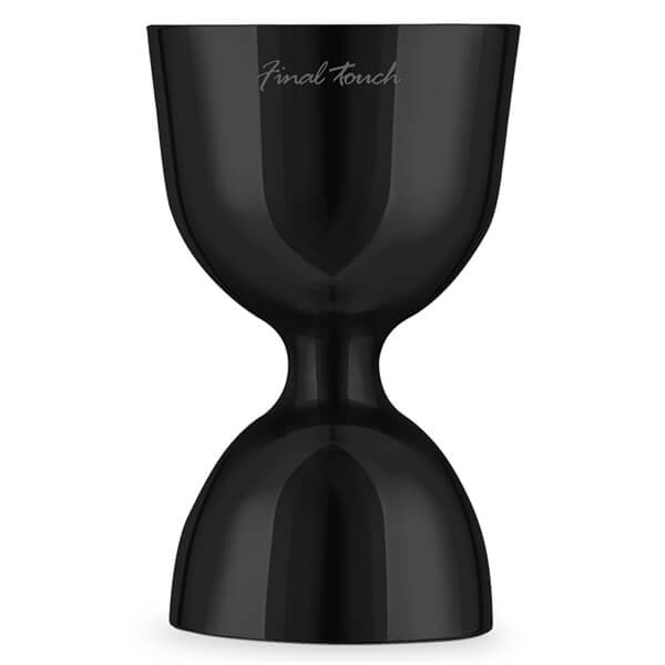 Final Touch Double Jigger Black