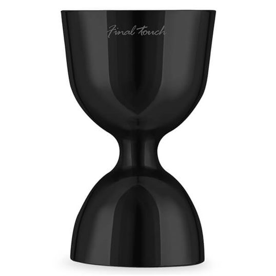 Final Touch Double Jigger Black