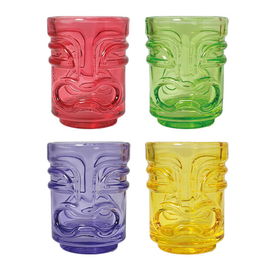 Bar Bespoke Ceramic Tiki Shots 4 Pack