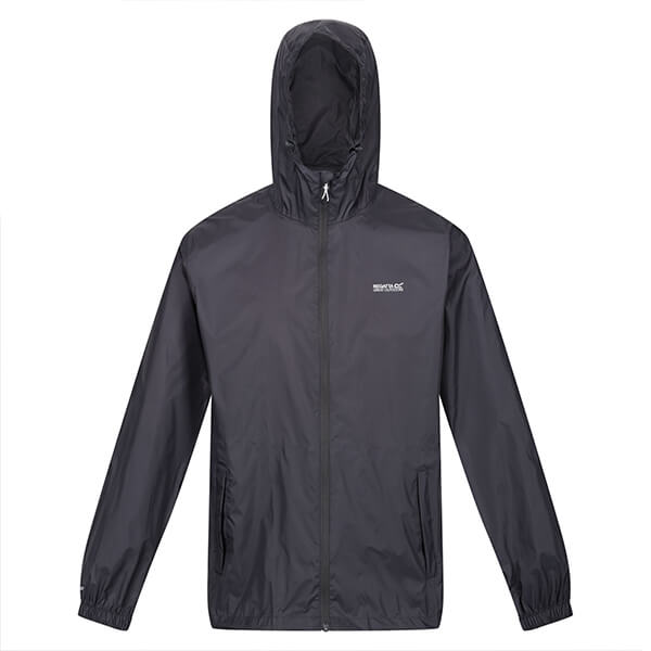 Regatta Mens Pack-It III Waterproof Jacket Seal Grey