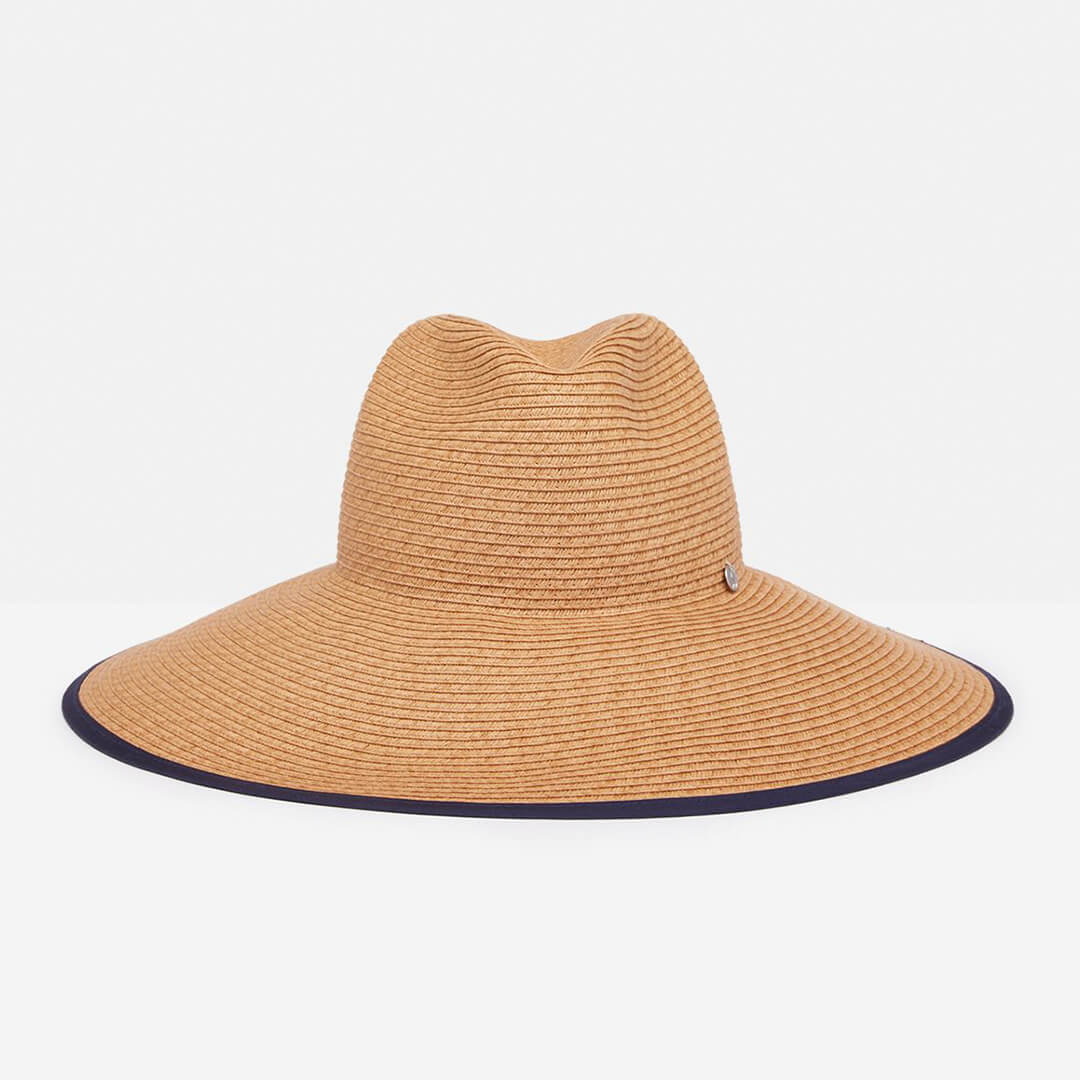 Joules Natural Sia Wide Brim Paper Hat