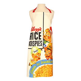 Vintage Kellogg's Rice Krispies Snap Crackle & Pop Adult Apron