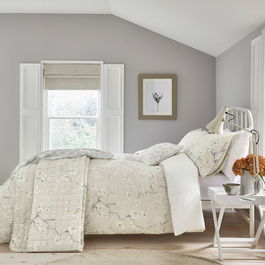 Sanderson Options Anthea Duvet Cover Set Super King Size Grey