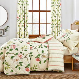 Sanderson Options Christabel Duvet Cover Set Double Coral