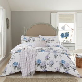 Sanderson Options Rhodera Duvet Cover Set King Size Amethyst