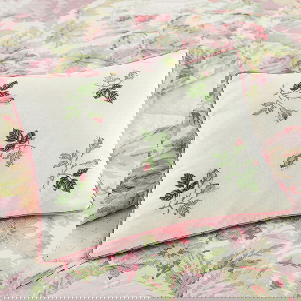 Sanderson Options Amelia Rose 40x30cm Cushion Pink and Lilac