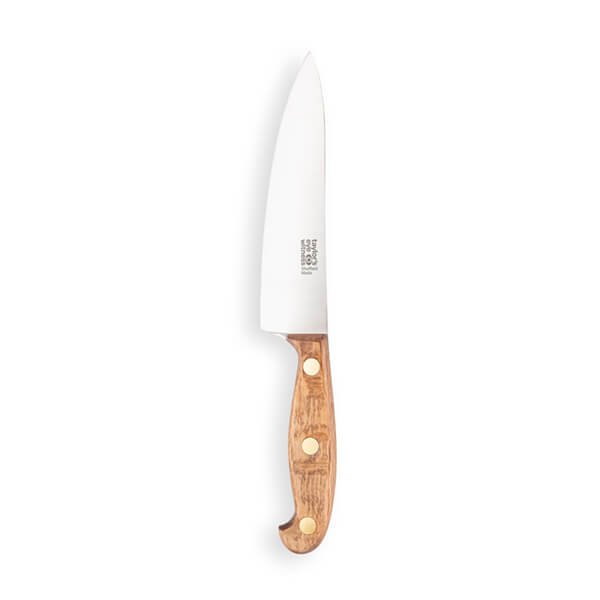 Taylor's Eye Witness Heritage Oak Sheffield Made 14cm Cook's Knife