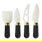 Taylor`s Eye Witness Brooklyn Brass 4 Piece Cheese Knife Set