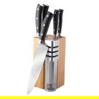 Taylor`s Eye Witness Henley 5 Piece Bamboo Knife Block Set with Detachable 3 Stage Knife Sharpener