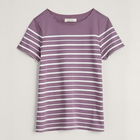 Seasalt Sailor T-Shirt Falmouth Shore Dusky Lilac Chalk