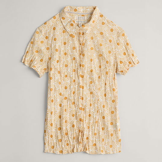 Seasalt Mrs Treloar Shirt Sun Stamp Chalk