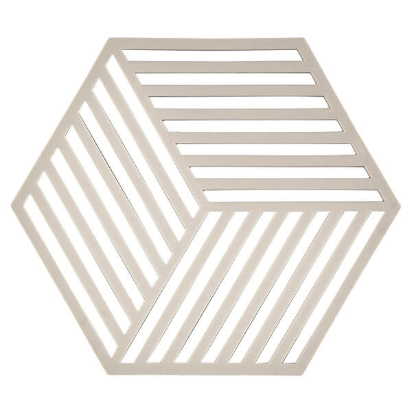Zone Denmark Hexagon Warm Grey Trivet