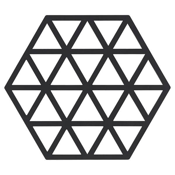 Zone Denmark Triangles Black Trivet