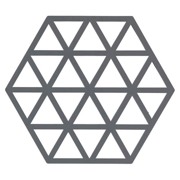 Zone Denmark Triangles Cool Grey Trivet