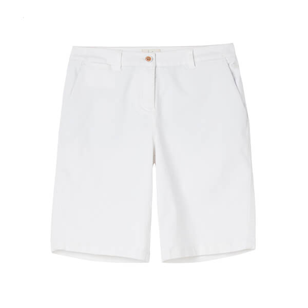 Joules Bright White Cruise Long Chino Shorts
