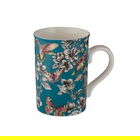 Price & Kensington Hummingbird Floral Teal Mug 300ml