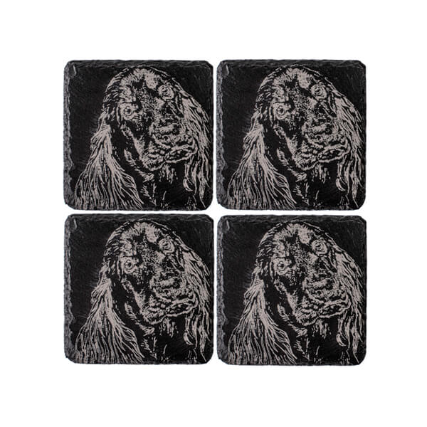 The Just Slate Company Set of 4 Cocker Spaniel Slate Coasters