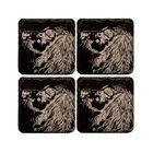 The Just Slate Company Set of 4 Spaniel Slate Coasters