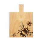 The Just Slate Company Bee Medium Oak Serving Paddle